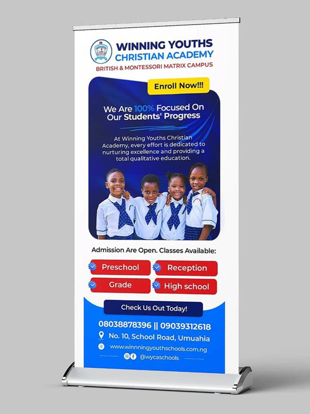 Rollup or Pullup banners printing kenya