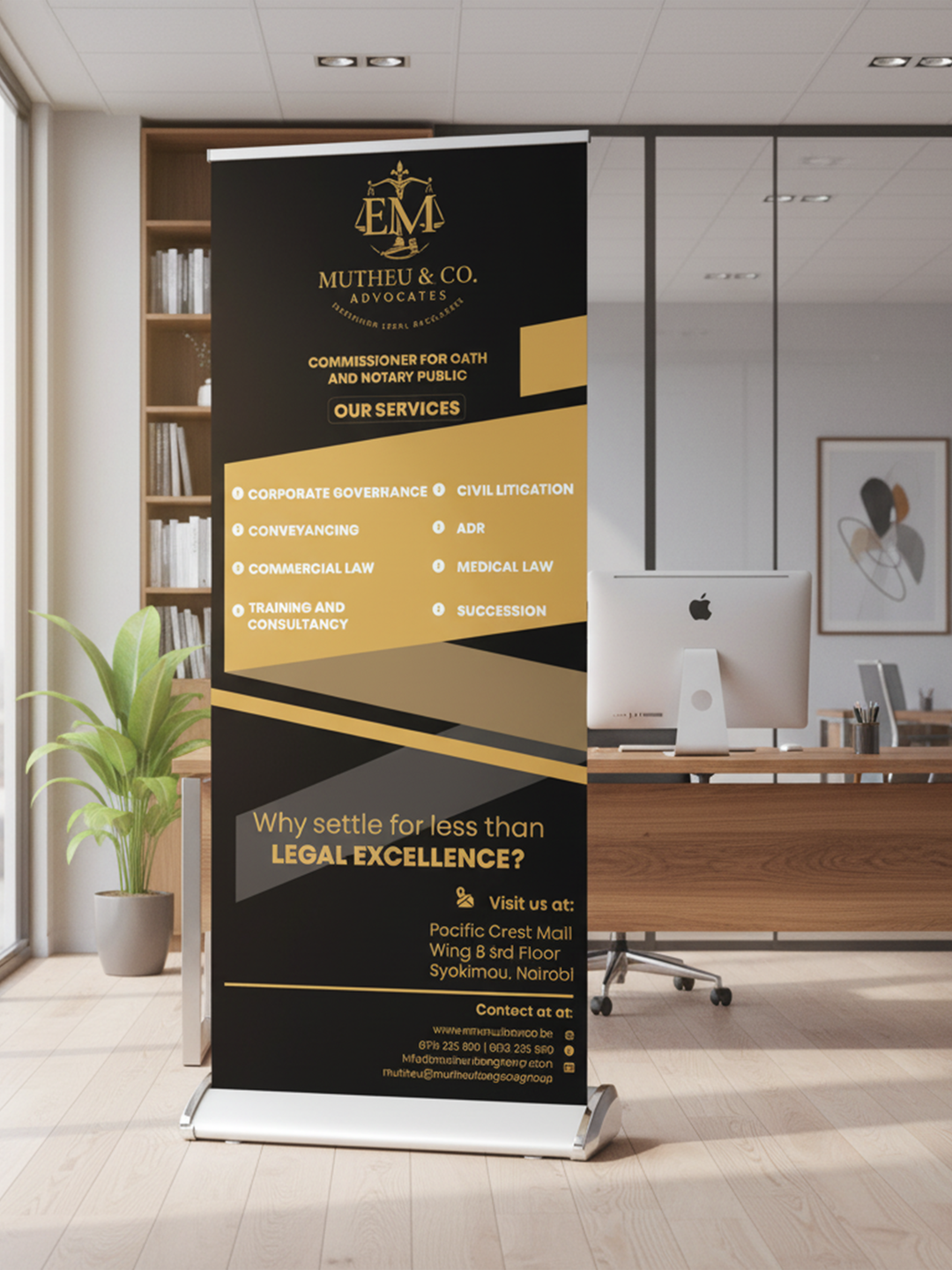 How to Tell a Quality Roll-Up Banner From a Cheap One in Kenya