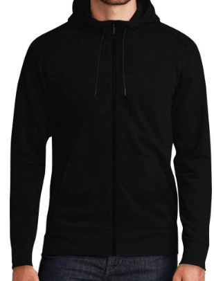 Custom embroidered imported ARTIK Santhome zip-up hoodie by Print365 Kenya