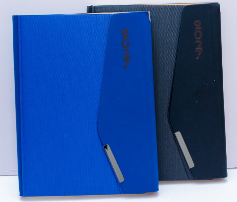 Custom Branded Executive 2027 B5 Diaries in Leatherette, Bamboo &amp; Wood