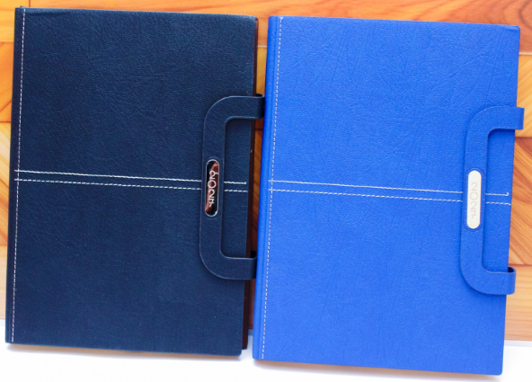 Custom Branded Executive 2027 B5 Diaries in Leatherette, Bamboo &amp; Wood
