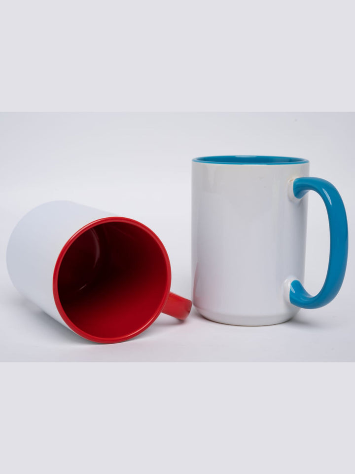 Two Toned Mug  Branded on One Side