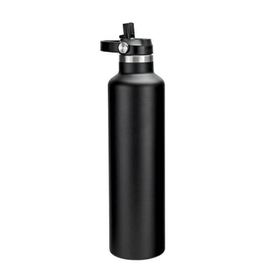Custom laser-engraved imported CERVO Hans Larsen 1L vacuum sports bottle in black by Print365 Kenya