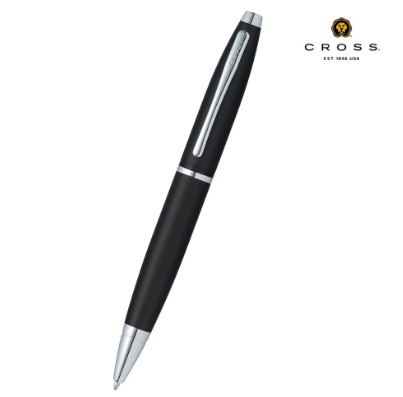 Custom engraved imported Cross Calais Matte Black ballpoint pen by Print365 Kenya