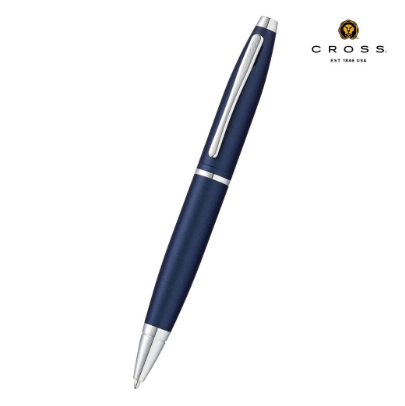 Custom engraved imported Cross Calais Matte Metallic Blue ballpoint pen by Print365 Kenya   