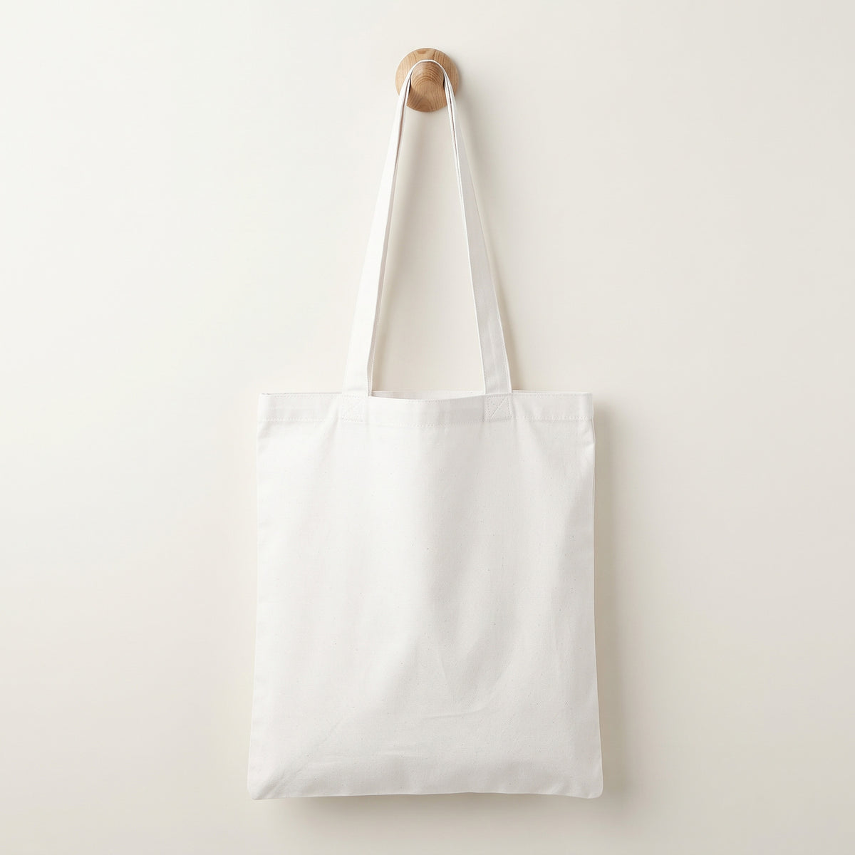 Natural off-white vertical Light B4 canvas tote bag with long shoulder straps priced at Ksh 600 in Nairobi