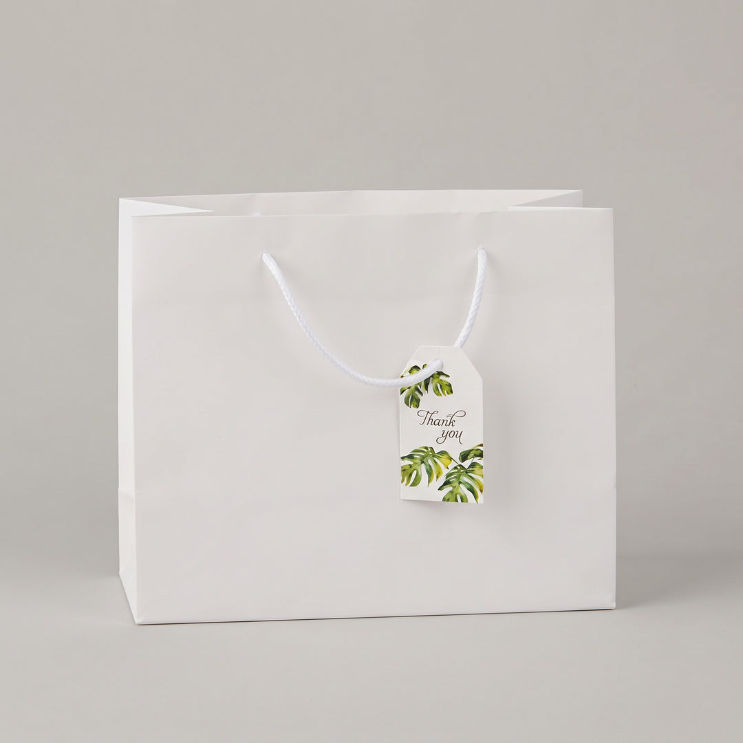 Executive plain white horizontal landscape paper gift bag priced at Ksh 300 in Nairobi