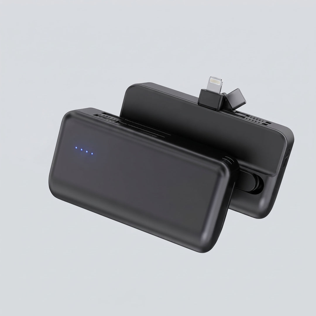 Executive imported CAPSULE 4500mAh compact portable charger with integrated cable in Nairobi