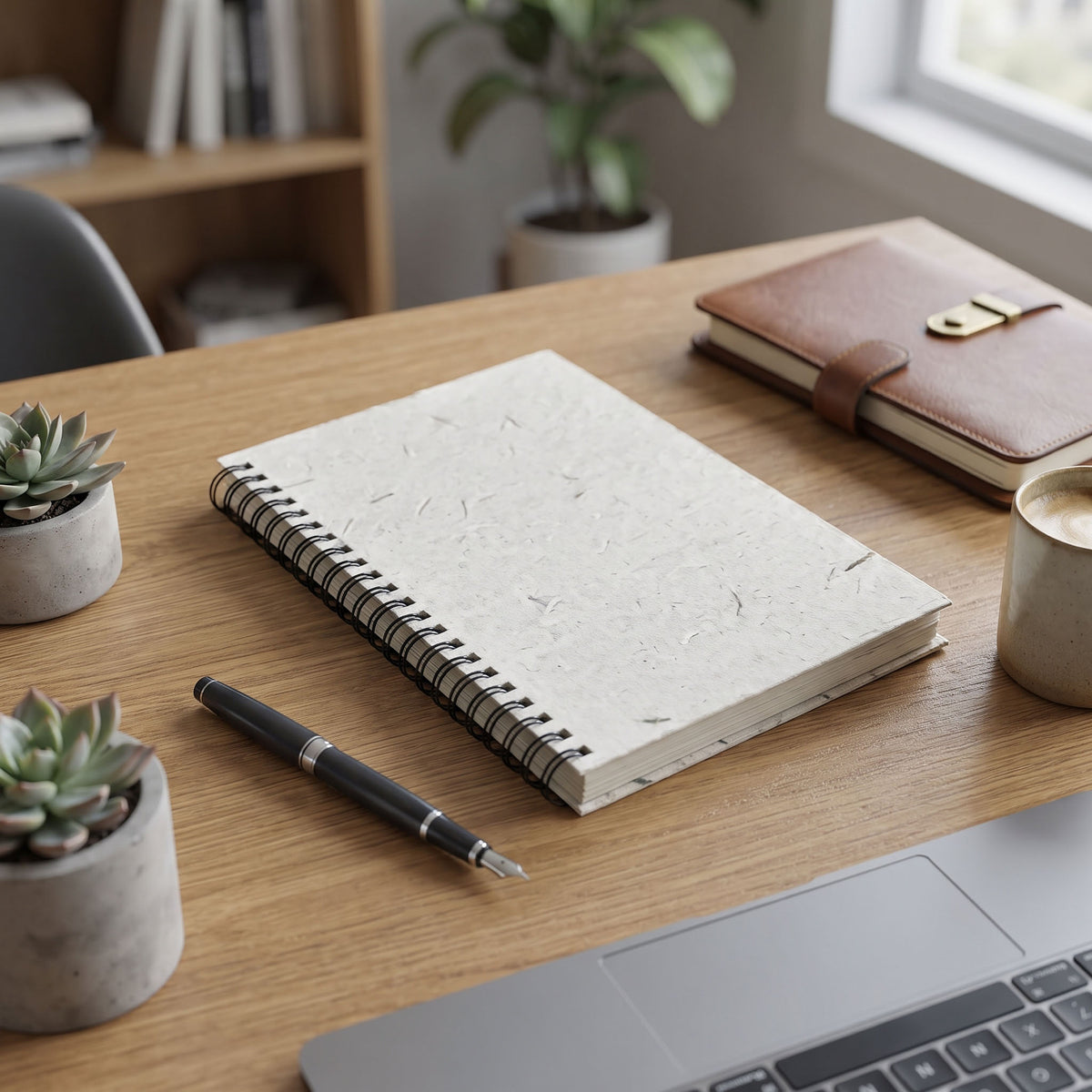 Custom screen-printed imported LUGO eco-neutral B6 plantable seed paper spiral notebook by Print365 Kenya   