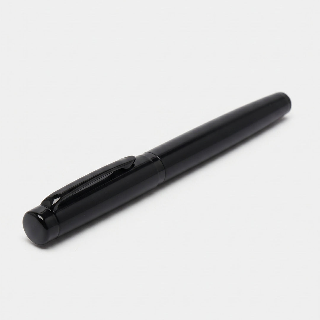 Custom laser-engraved imported SOLNA black metal roller pen by Print365 Kenya