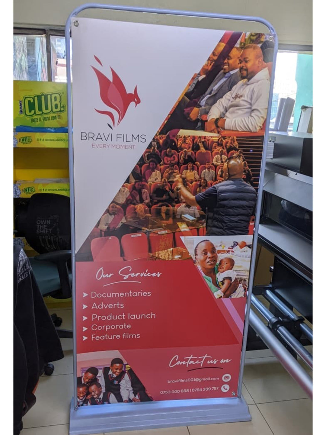 Premium Doorframe Banner