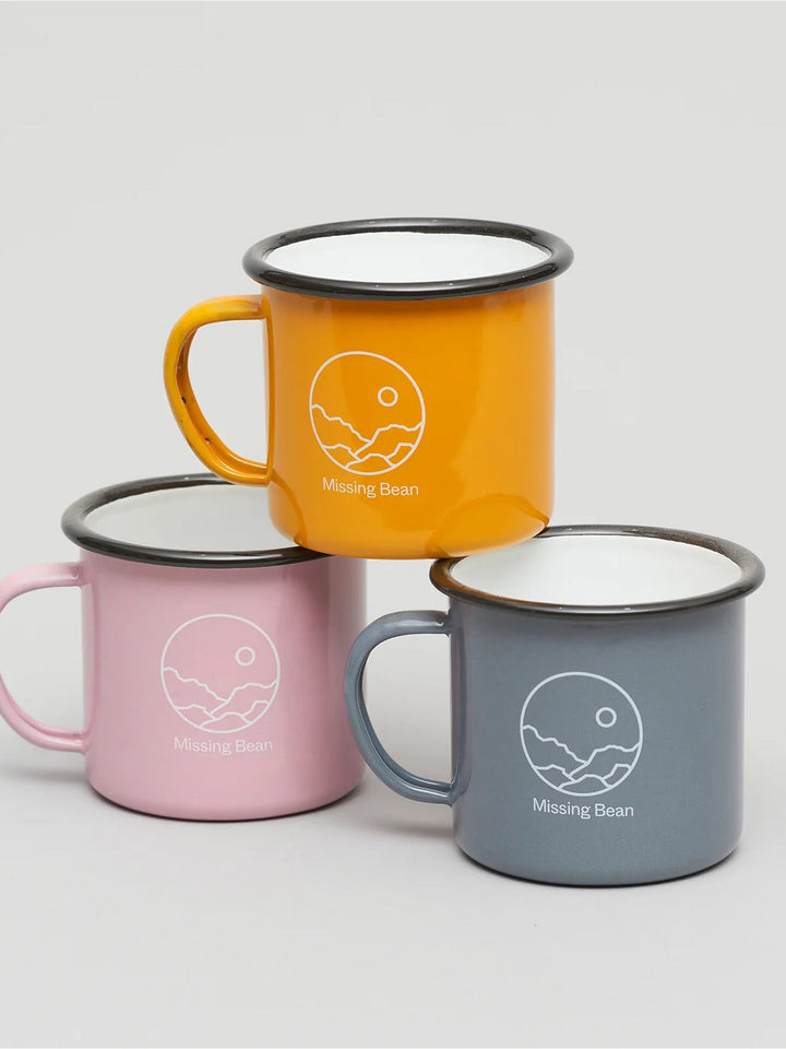 Custom printed enamel mug with corporate logo by Print365 Kenya