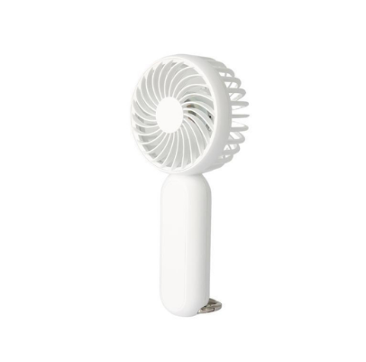 Custom printed imported HOFN white rechargeable mini hand fan by Print365 Kenya