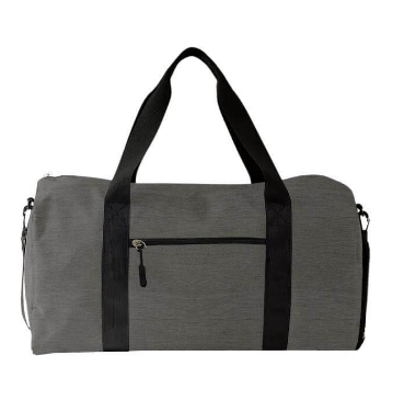 Custom screen-printed imported KAHRO Giftology grey duffle bag by Print365 Kenya   