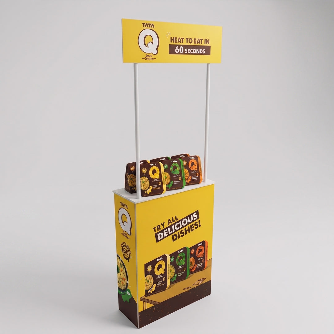Custom promotional kiosk done in Nairobi, Kenya