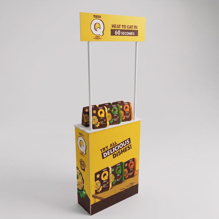 Custom promotional kiosk done in Nairobi, Kenya