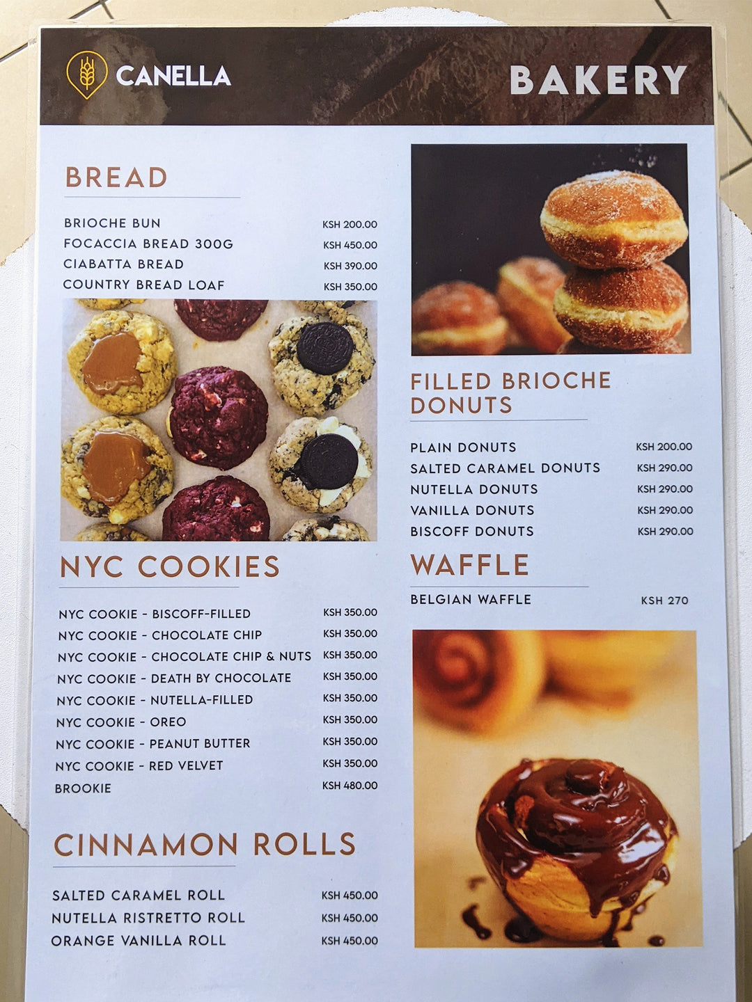 Menus