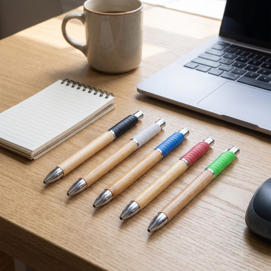 Custom branded eco-friendly bamboo wooden pens for corporate giveaways in Nairobi
