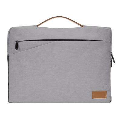 Custom laser-engraved imported SALCEA Santhome 15 inch laptop sleeve in grey and tan by Print365 Kenya   
