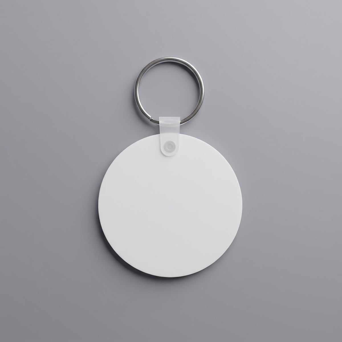 Custom full-color printed round sublimation keyholder by Print365 Kenya