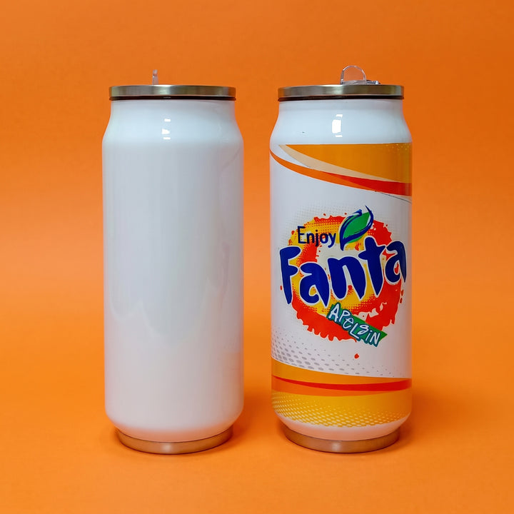 Executive double-wall insulated soda can thermal tumbler with straw lid done by Print365 Nairobi