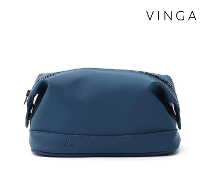 Executive imported navy blue VINGA Baltimore toiletry wash bag priced at Ksh 2500 in Nairobi