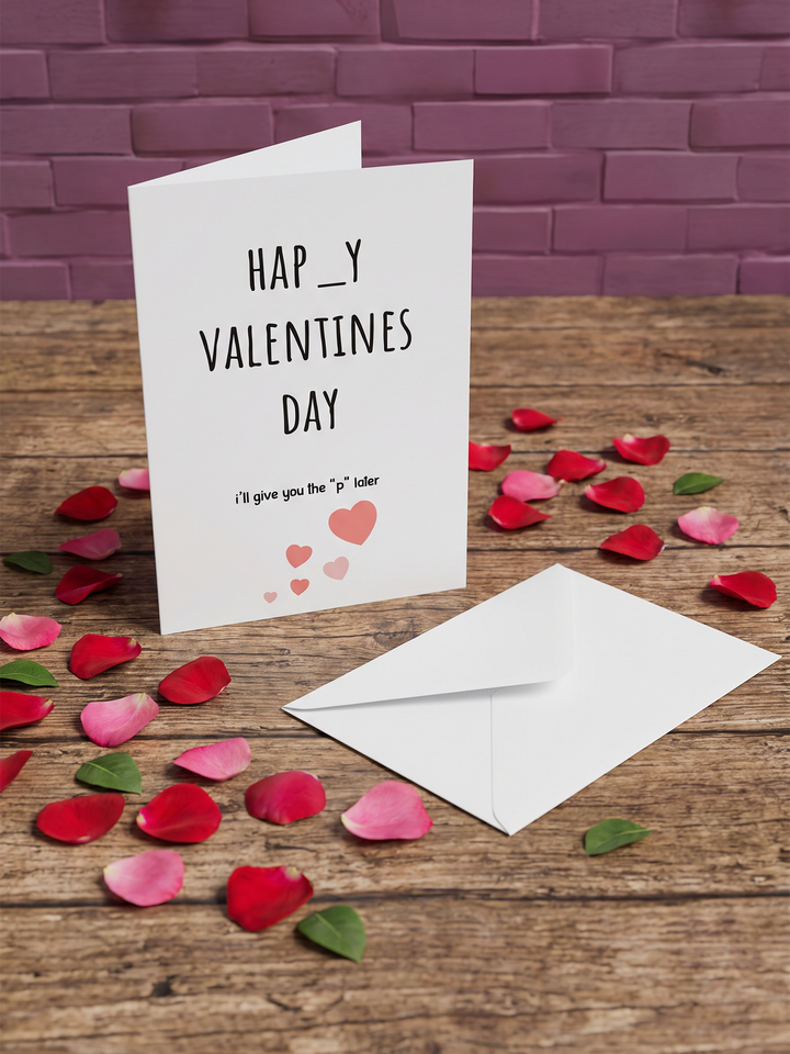 Custom printed Valentine&