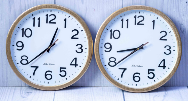 Custom laser-printed executive round textured gold wall clock by Print365 Kenya
