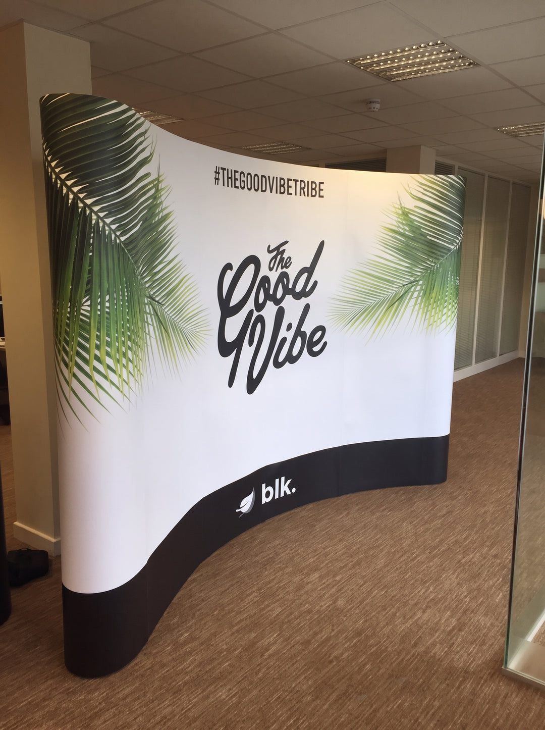 Customized 3.5m x 2.25m wrinkle resistant banner at an event in Nairobi, Kenya done by Print365 Kenya