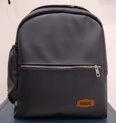Custom branded executive leatherette laptop backpack in black brown maroon navy blue by Print365 Kenya   