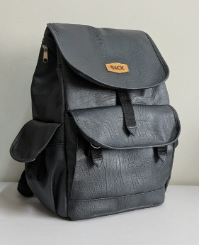 Custom branded executive multi-pocket leatherette backpack in black brown nude by Print365 Kenya   