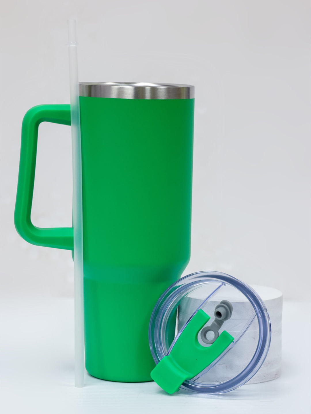 Branded corporate gift 1.2L thermal travel mug in sage green, perfect for promotional merchandise Kenya.