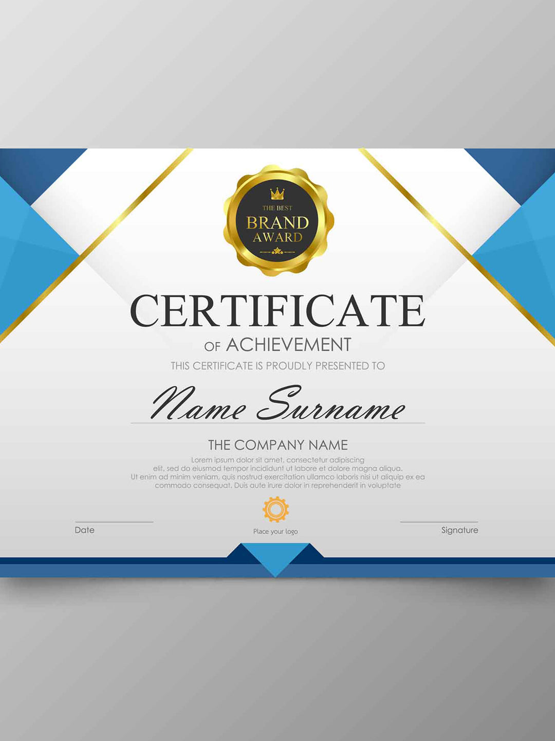 Certificates