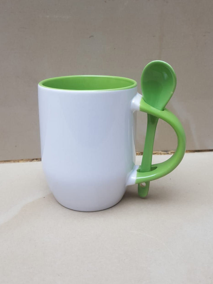 Two Toned Spoon Mugs