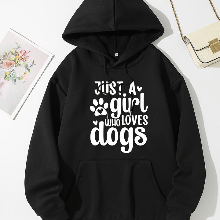 Black hoodie with &