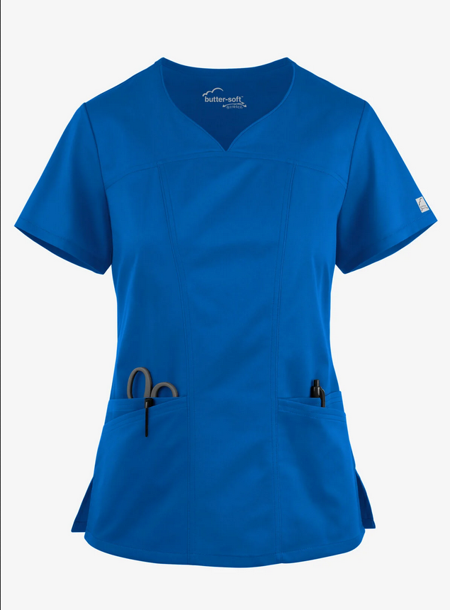 Custom embroidered medical scrubs top and trousers set by Print365 Kenya